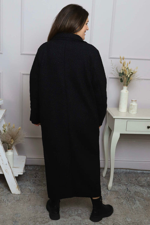 Lexie Boucle Coat Black - Image 4