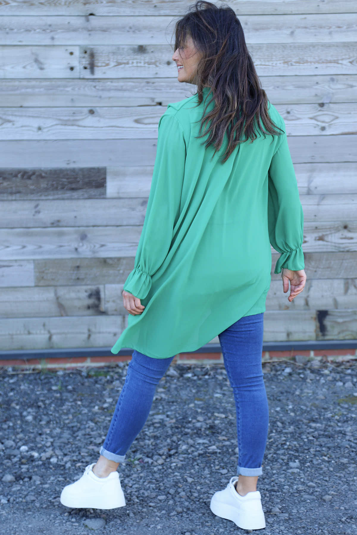 Dorota Shirt Tunic Emerald
