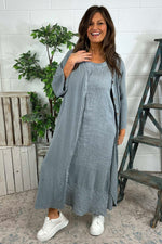 Elvira Co-ord Set Mid Grey Mid Grey - Elvira Co-ord Set Mid Grey