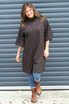 Melodie Leopard Print Cotton Tunic Cocoa
