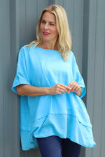 Sandra Cotton Top Kingfisher Kingfisher - Sandra Cotton Top Kingfisher