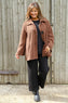 Marzia Textured Button Jacket Cocoa