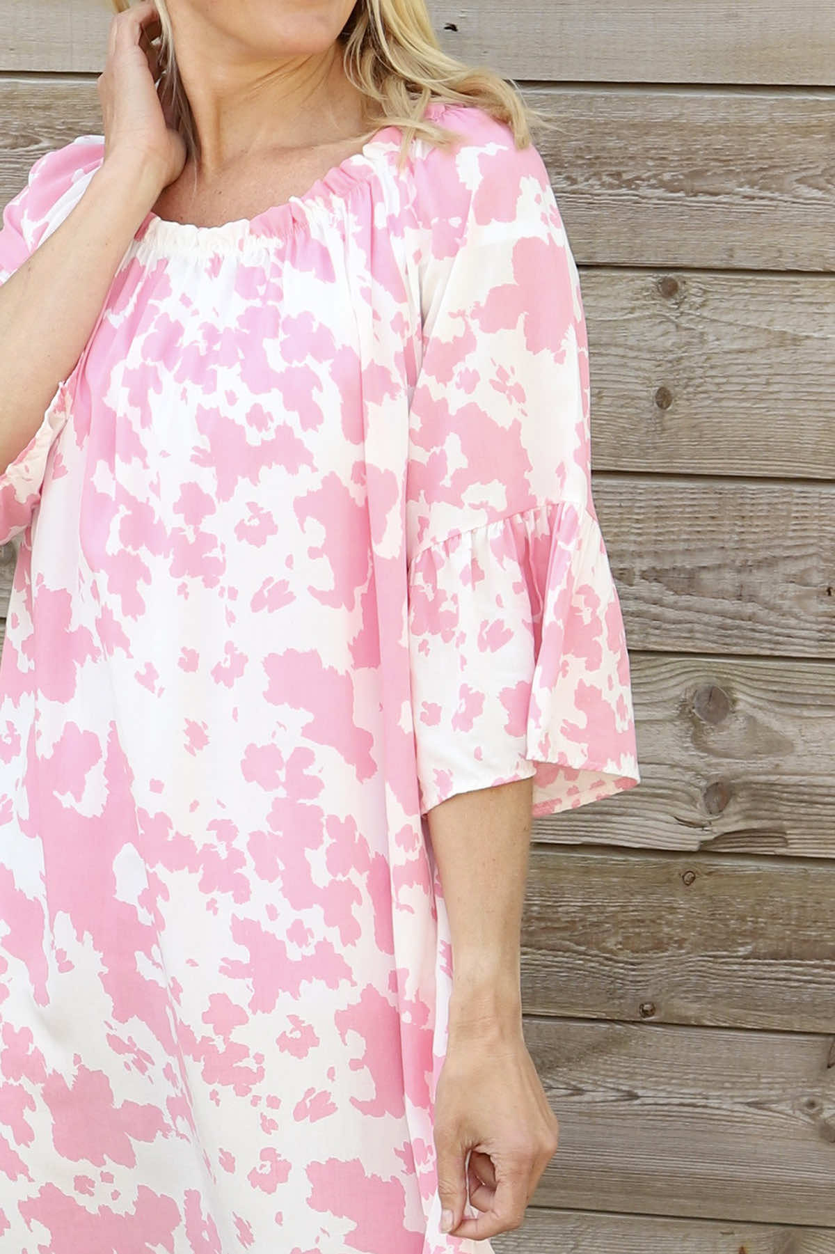 Newlyn Print Dress Pink