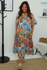 Andretta Print Dress Light Blue Light Blue - Andretta Print Dress Light Blue