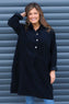 Lizzie Needlecord Button Tunic Black