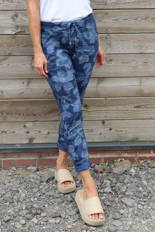 Yarwell Camo Joggers Navy - Image 3