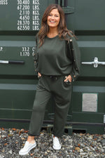 Cheyenne Button Trousers Khaki Khaki - Cheyenne Button Trousers Khaki