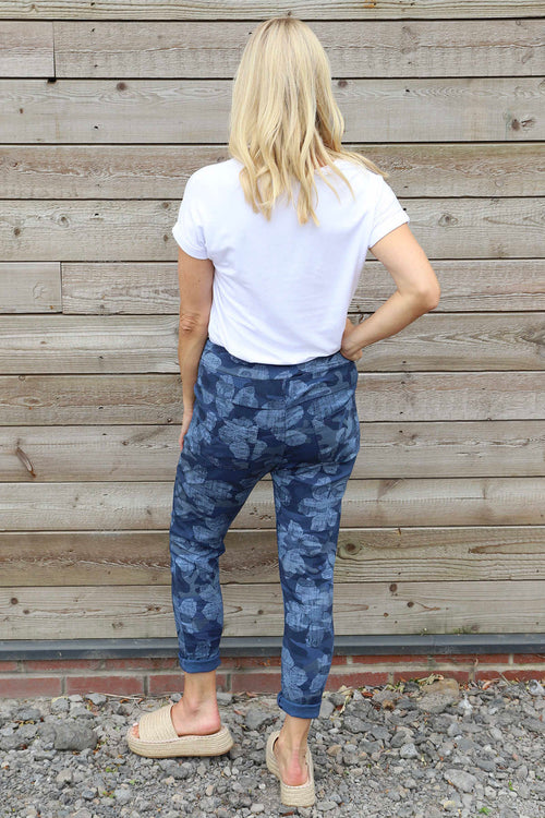 Yarwell Camo Joggers Navy - Image 4