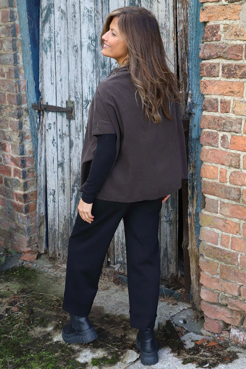 Sabella Needlecord Shirt Cocoa - Image 4