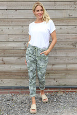 Yarwell Camo Joggers Khaki Khaki - Yarwell Camo Joggers Khaki