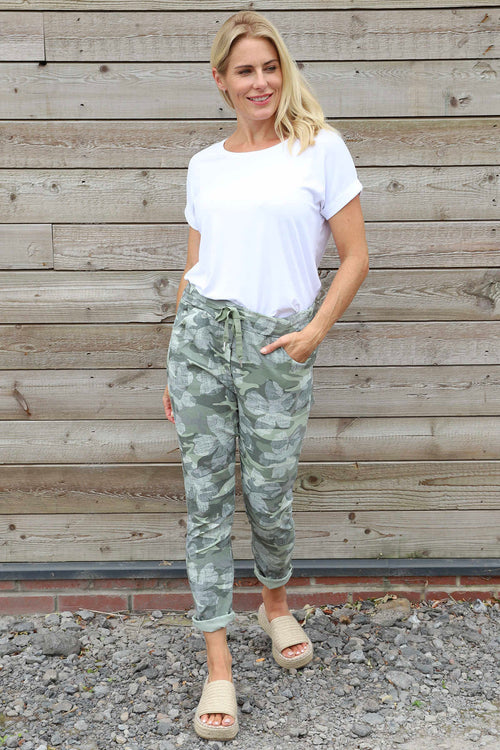 Yarwell Camo Joggers Khaki - Image 1