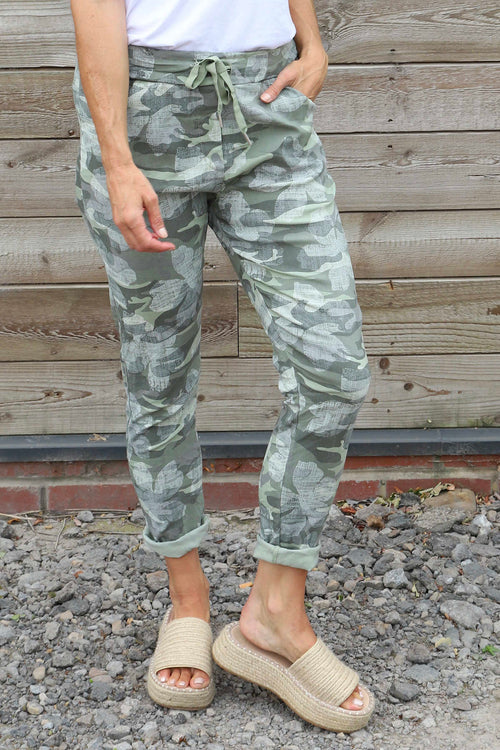 Yarwell Camo Joggers Khaki - Image 3
