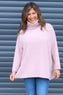 Jude Polo Neck Knitted Jumper Pink