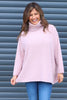 Jude Polo Neck Knitted Jumper Pink