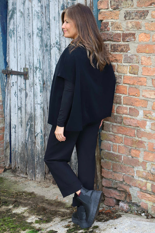 Sabella Needlecord Shirt Black - Image 4