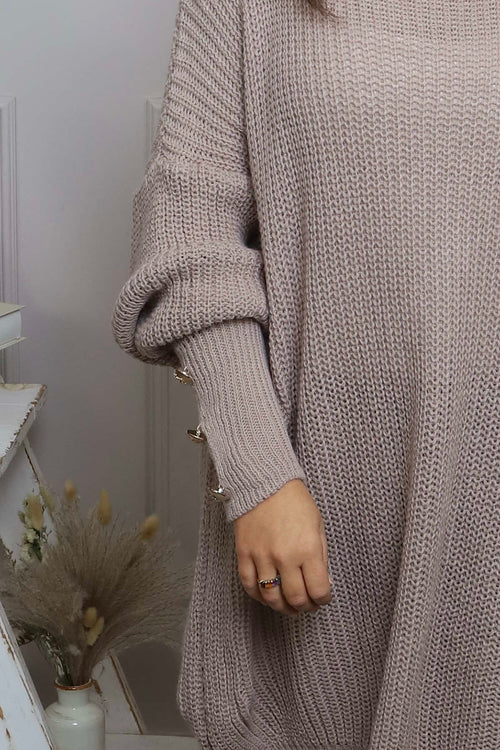 Peggy Knitted Jumper Mocha - Image 3