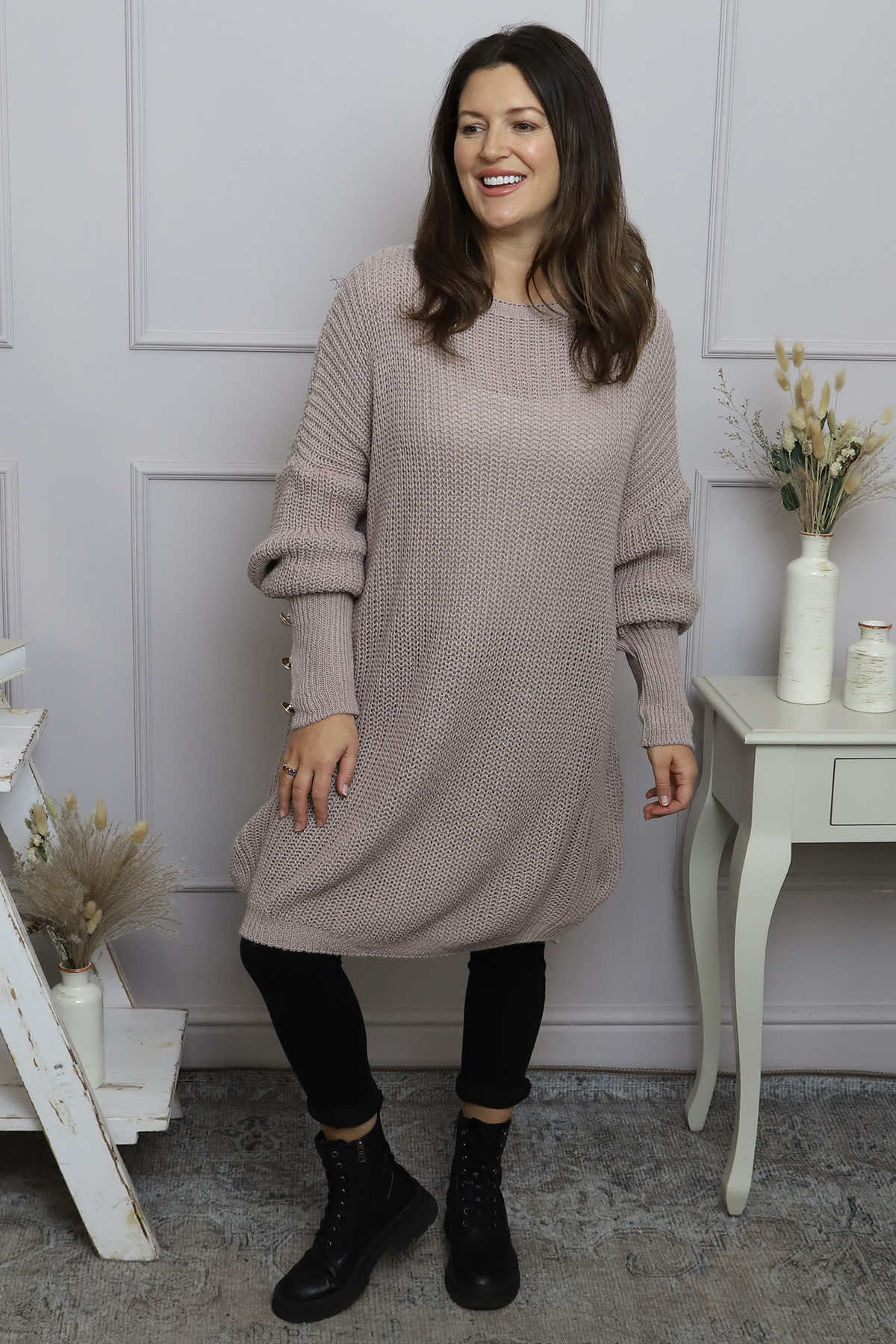 Peggy Knitted Jumper Mocha