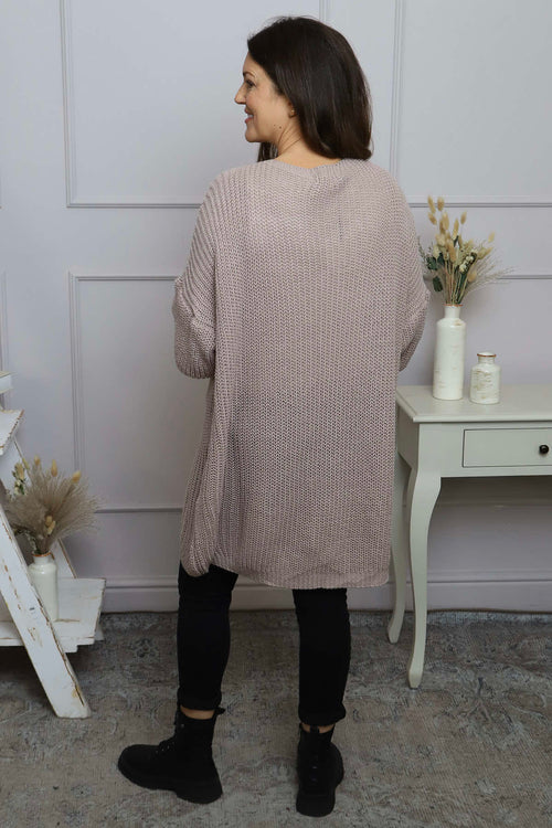 Peggy Knitted Jumper Mocha - Image 4