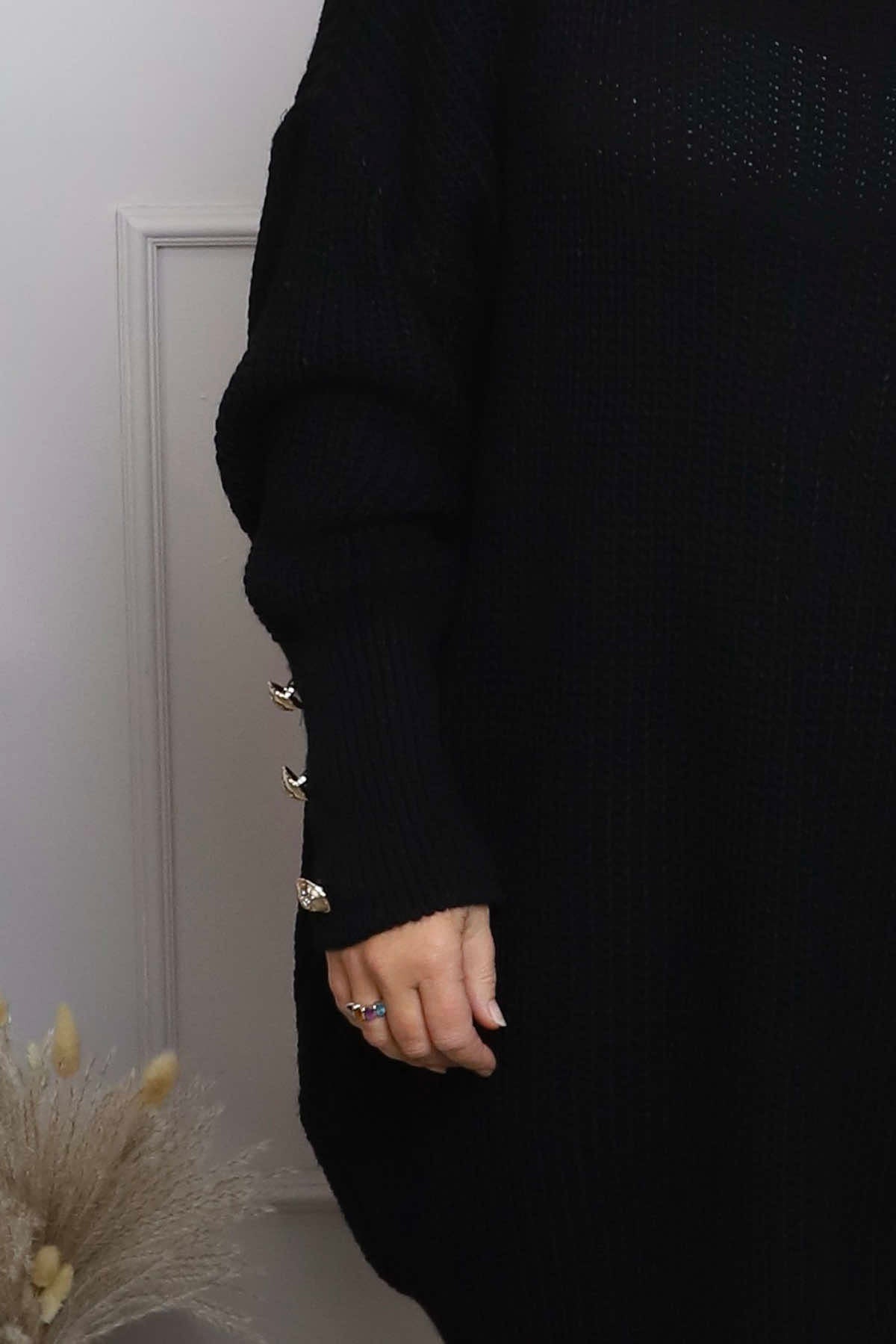 Peggy Knitted Jumper Black