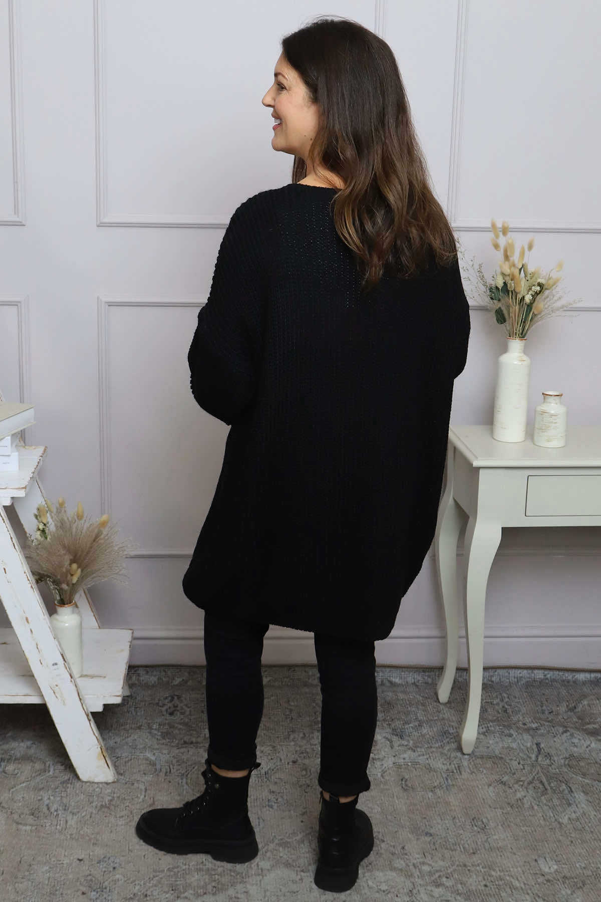 Peggy Knitted Jumper Black