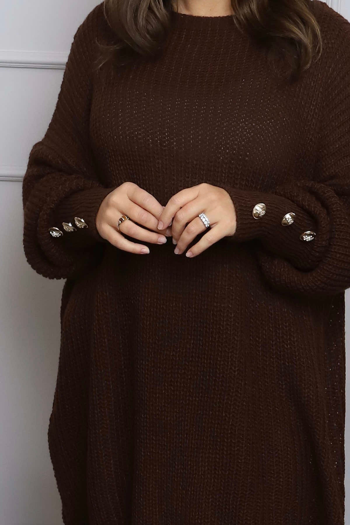 Peggy Knitted Jumper Cocoa