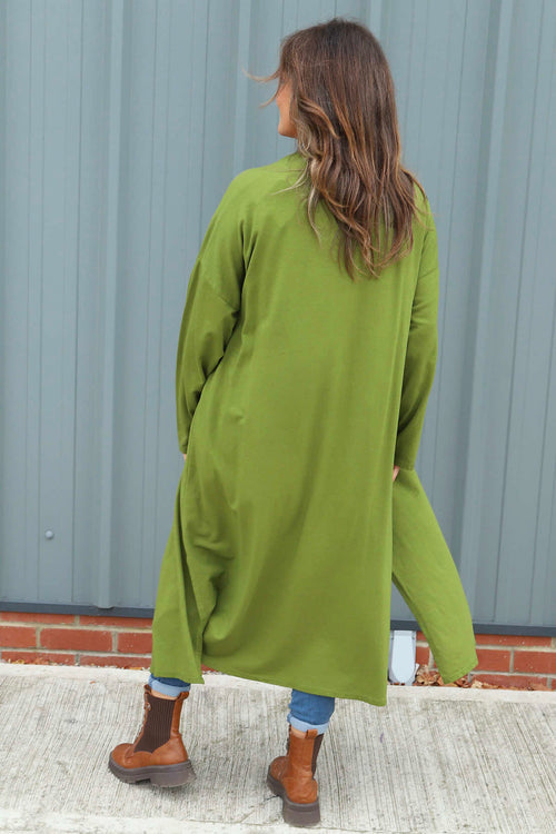 Halette Cotton Jacket Olive - Image 4