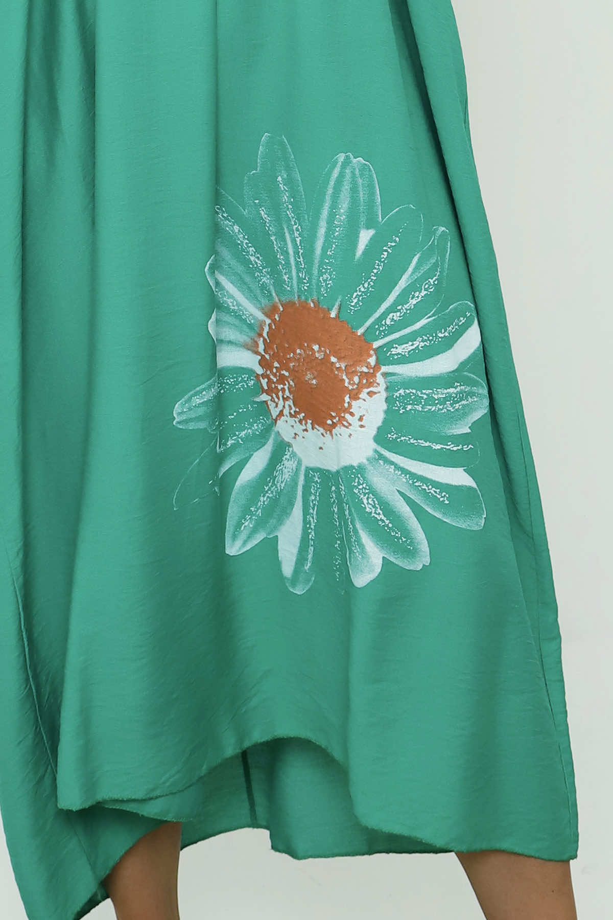 Bernadetta Flower Dress Emerald