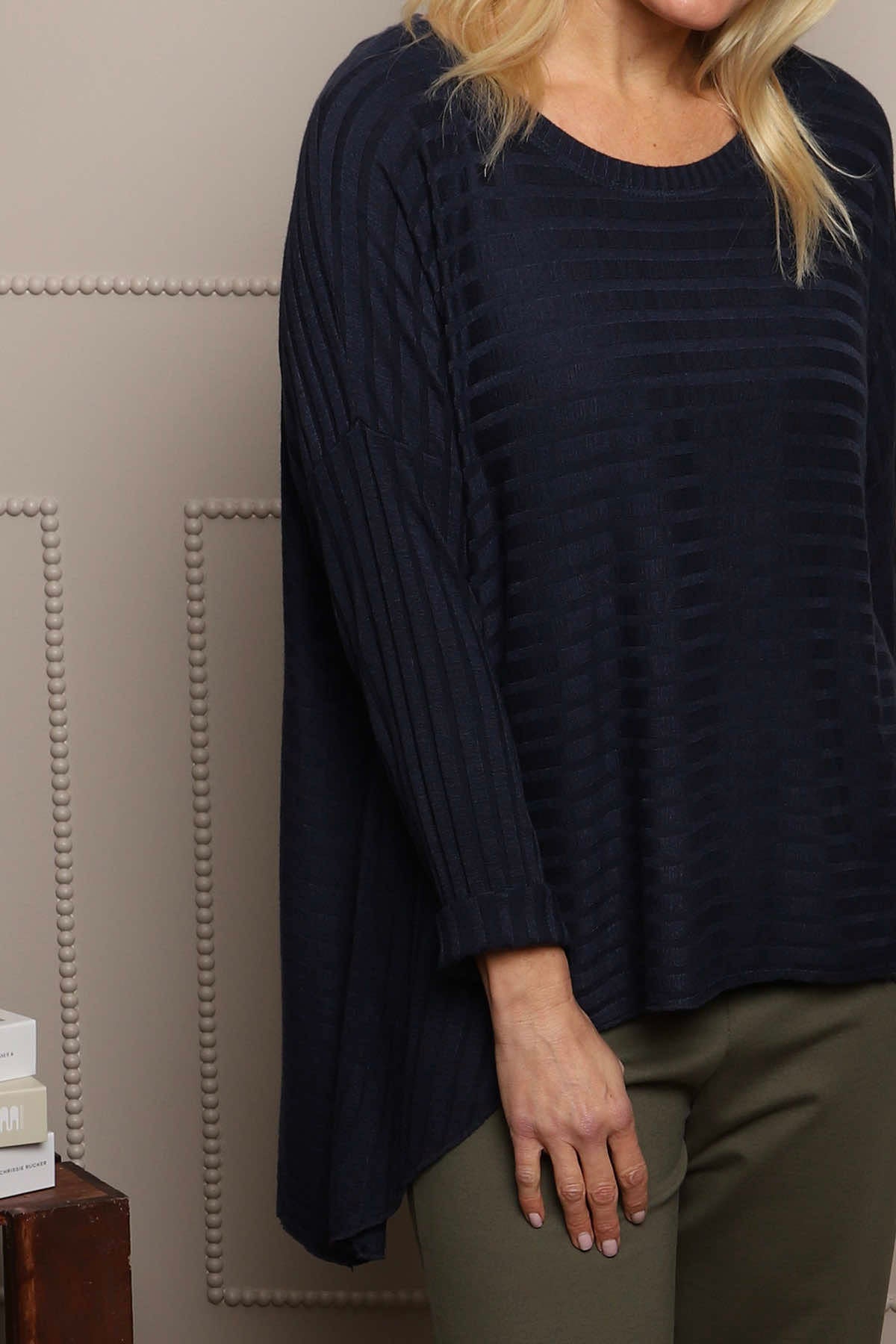 Allissa Knit Top Navy