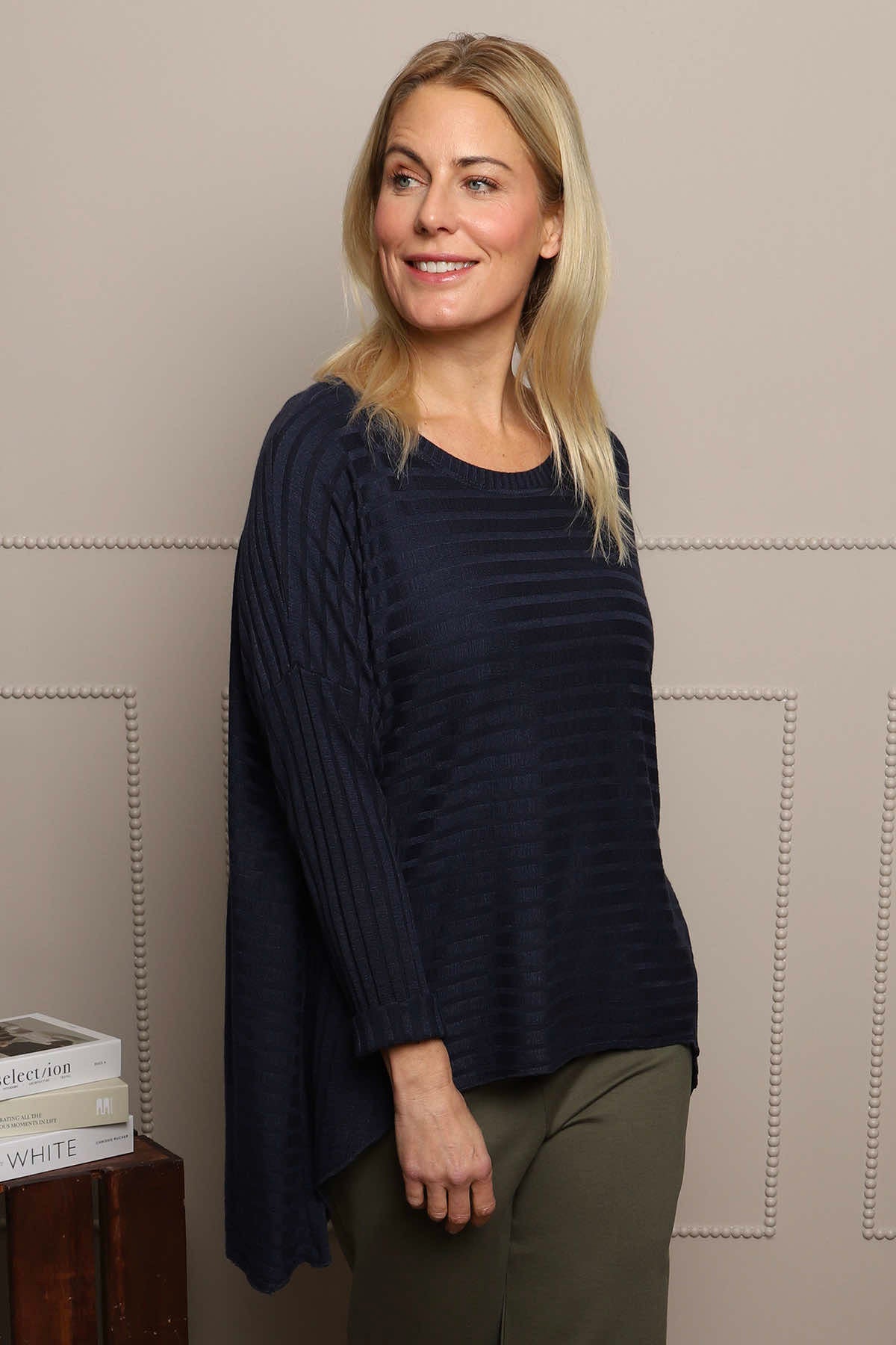 Allissa Knit Top Navy