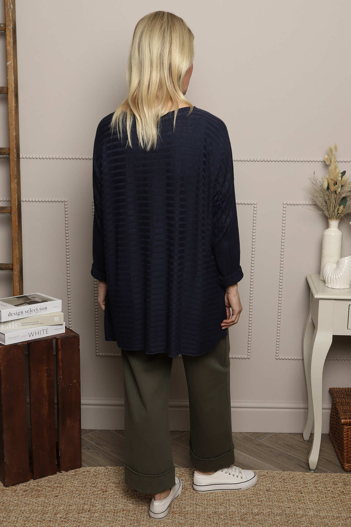 Allissa Knit Top Navy