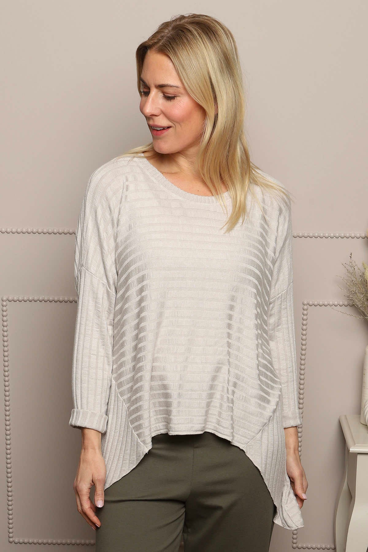 Allissa Knit Top Stone