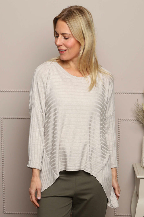 Allissa Knit Top Stone - Image 2