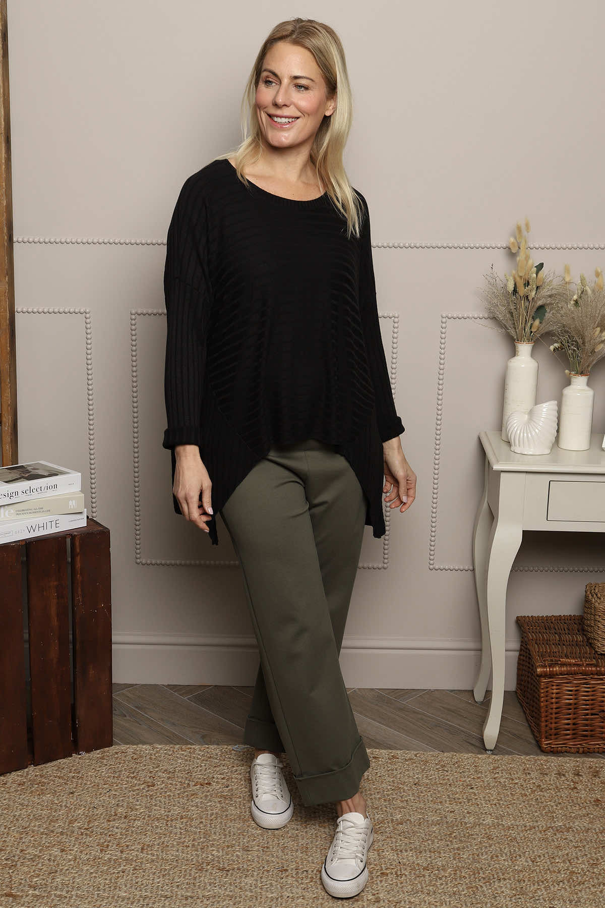 Allissa Knit Top Black