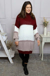 Doris Polo Knitted Jumper Wine