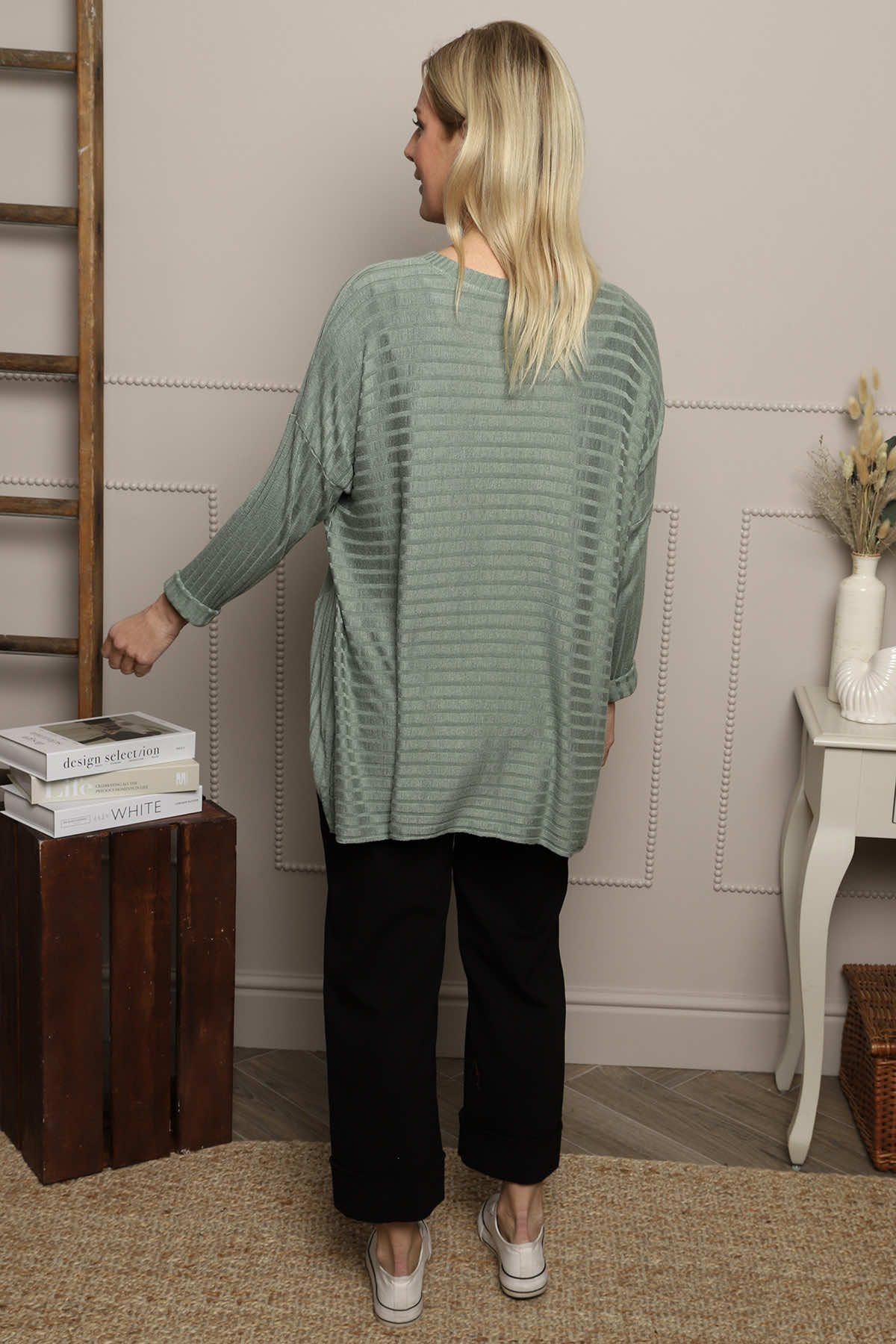 Allissa Knit Top Khaki