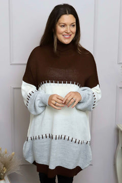 Doris Polo Knitted Jumper Cocoa