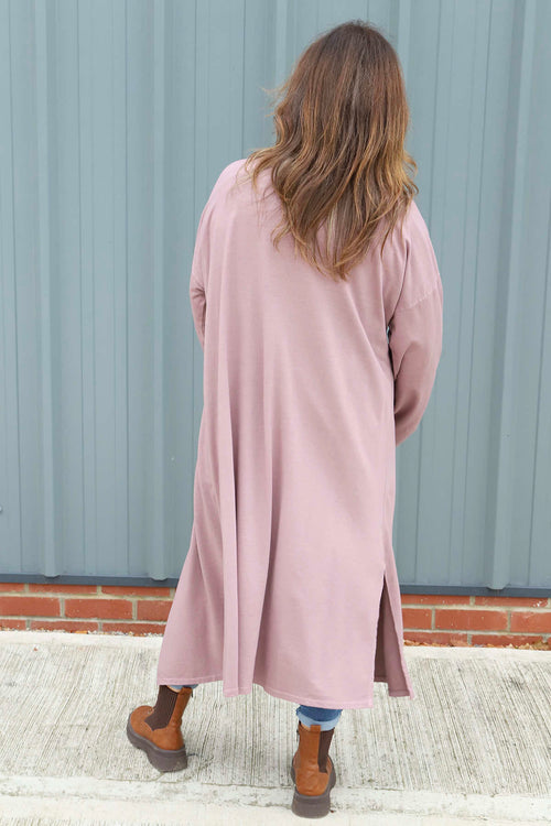 Halette Cotton Jacket Mauve - Image 4