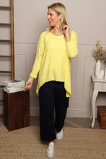 Allissa Knit Top Yellow Yellow - Allissa Knit Top Yellow