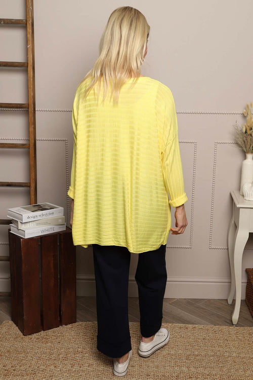 Allissa Knit Top Yellow - Image 4