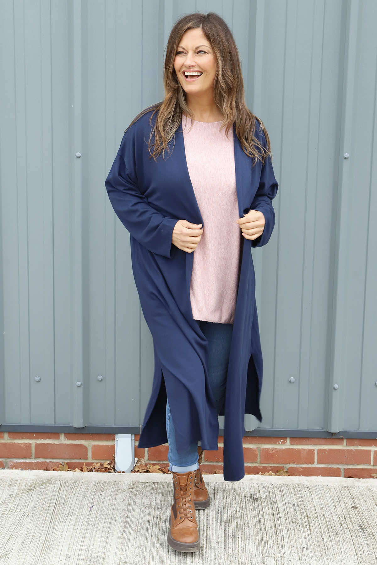 Halette Cotton Jacket Navy