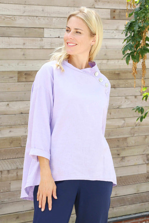 Bradley Linen Top Lilac - Image 3