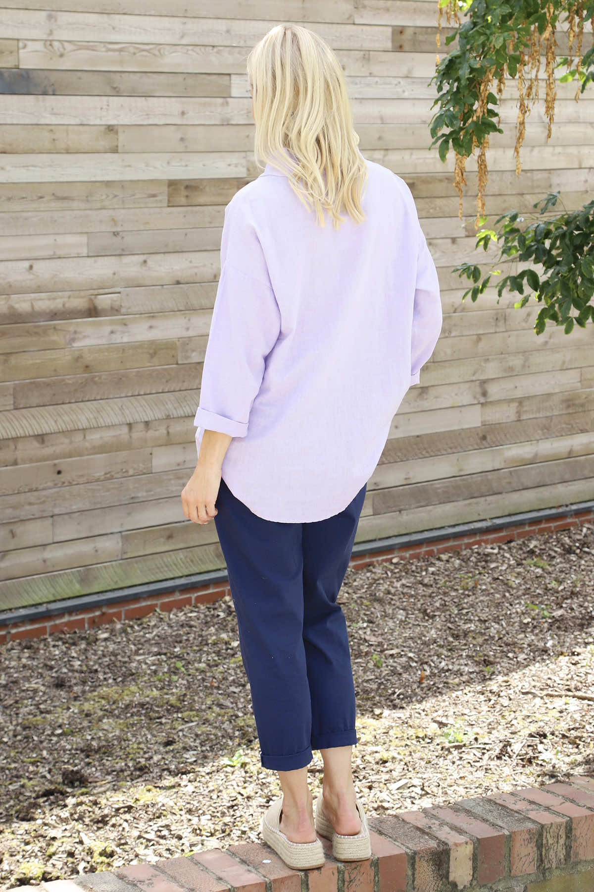 Bradley Linen Top Lilac