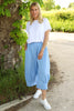 Lorna Cotton Culottes Powder Blue