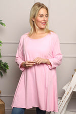 Portofino Cotton Tunic Pink Pink - Portofino Cotton Tunic Pink