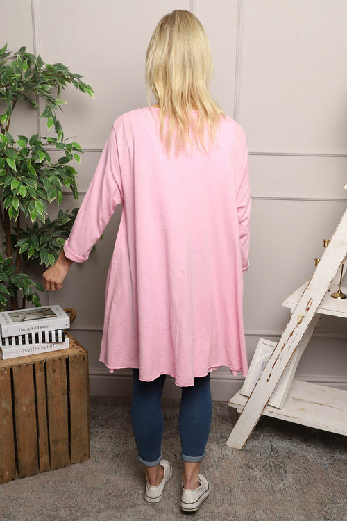 Portofino Cotton Tunic Pink - Image 4