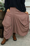 Orla Parachute Linen Skirt Mauve