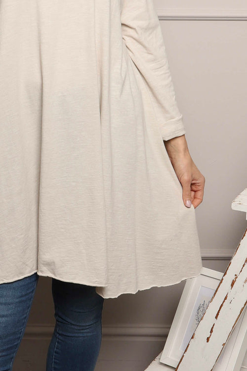 Portofino Cotton Tunic Stone - Image 3