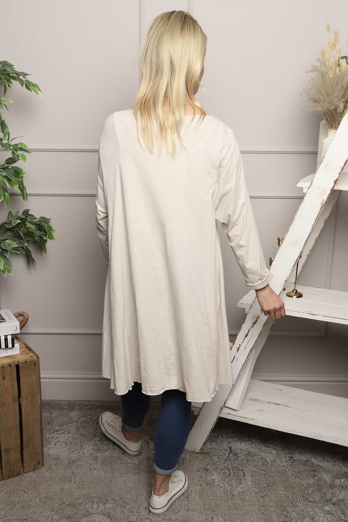 Portofino Cotton Tunic Stone