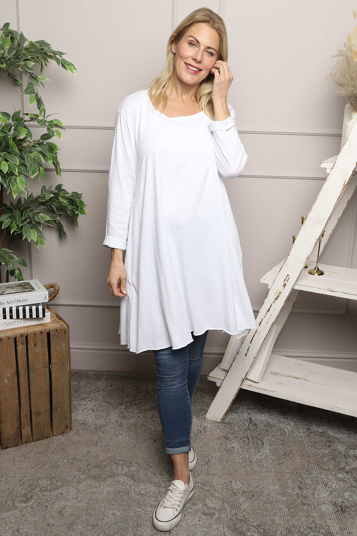 Portofino Cotton Tunic White