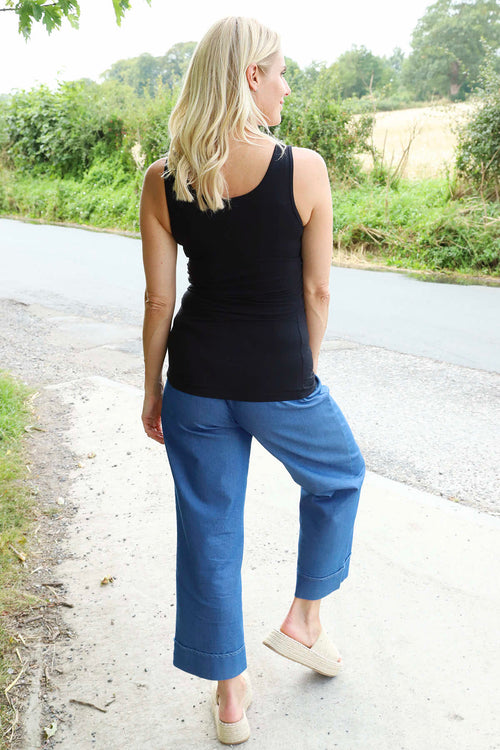 Only Basic Long Tank Top Black - Image 4